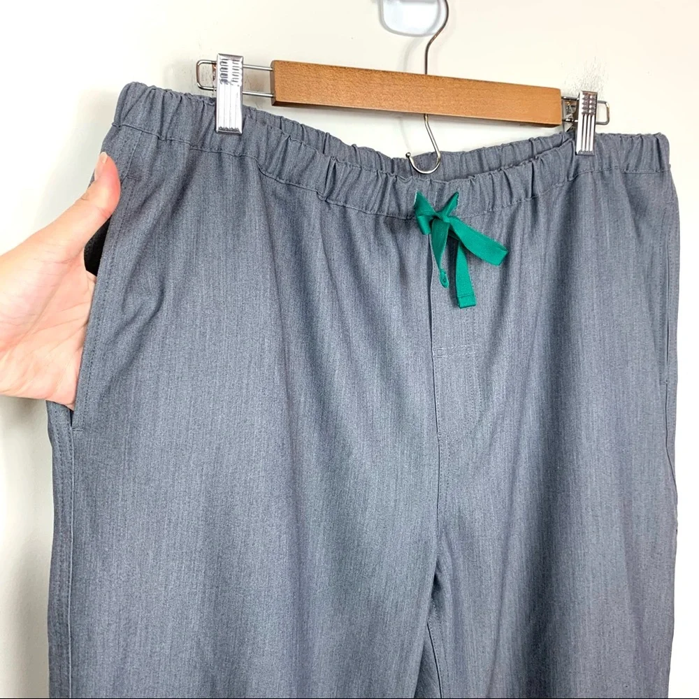 Figs Scrubs Men's Pisco Pants Gray Graphite Straight Leg XL Medical.